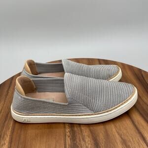Ugg Sammy Loafers Womens Size 6.5 Gray Slip On Casual Comfort Walking Shoes